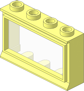 Window  1 x  4 x  2 Classic with Short Sill (Complete)