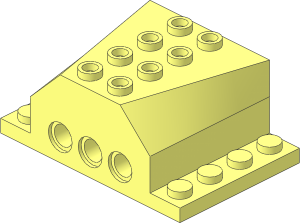 Wedge  4 x  4 with  1 x  4 Side Plates