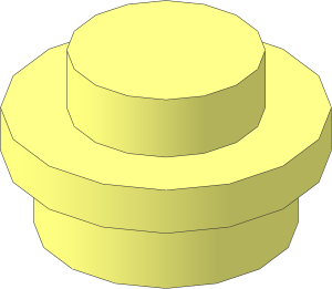 =Plate  1 x  1 Round