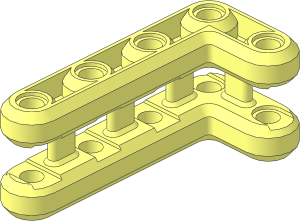 Technic Beam  3 x  7 x  3 Bent 90 Double Chamfered