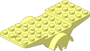 Vehicle Base 10 x  4 with 4 Wheel Clips