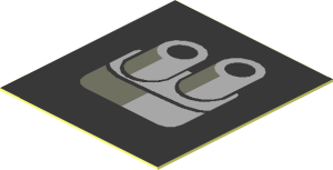 Sticker  1.0 x  0.9 with Twin Exhaust Pipes Right
