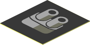 Sticker  1.1 x  0.9 with Twin Exhaust Pipes Left