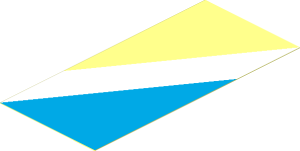 Sticker  3.9 x  1.8 with Maersk Blue/White Diagonal Up Right