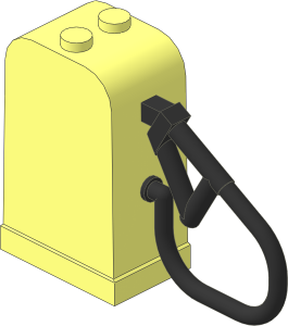 Figure Fuel Pump with Black Hose