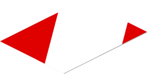 Sticker  1.63 x  1.25 Red/White Diagonal Stripes Left Up