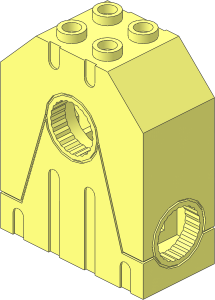 ~Technic Gearbox  2 x  4 x  4 Base