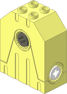 Technic Gearbox  2 x  4 x  4 (Complete)