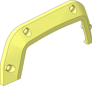 Technic Panel 15 x  2 x  7 Mudguard with Trapezoidal Arch
