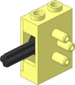 Technic Pneumatic Valve (Complete - Neutral Position)