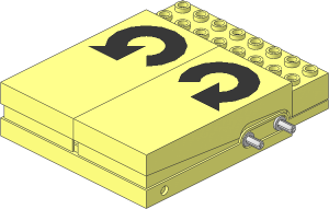 Electric Switch: Remote Control with Rotating Arrows Pattern