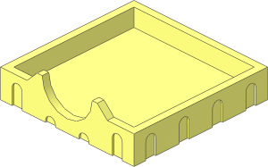 ~Electric Technic Motor 9V Geared (480 RPM) Base