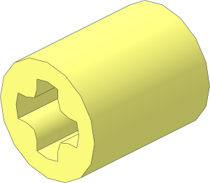 ~Electric Technic Motor 9V Geared (480 RPM) Axle Bush