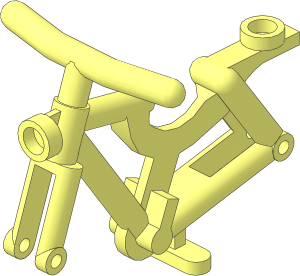 Minifig Bicycle Frame