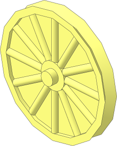Wheel Minifig Bicycle