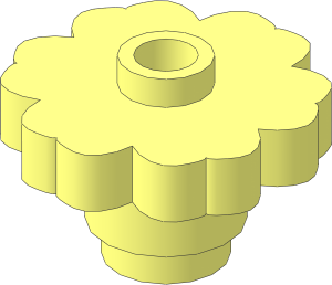 Plant Flower  2 x  2 with Hollow Stud