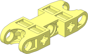Constraction Connector  5 x  2 with Double Round Ball Sockets