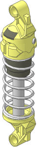 Technic Shock Absorber 11L/9L (in Extended Position, not Pre-Tensioned)