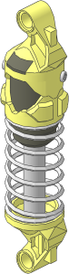 Technic Shock Absorber 11L/9L (in Extended Position, Pre-Tensioned)