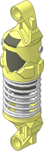 Technic Shock Absorber 11L/9L (in Compressed Position, Pre-Tensioned)