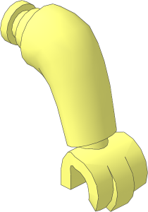 ~Figure Duplo Arm Left Forward Bent