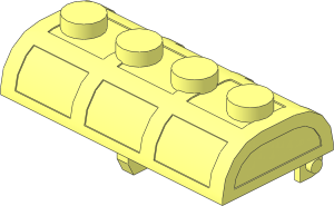 Container Treasure Chest with Slots Lid