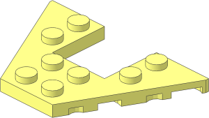 Wing  4 x  6 with  2 x  2 Cutout