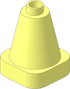 Duplo Cone  2 x  2 x  2 Square Base without Bottom Tube