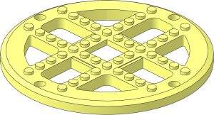 Brick 13.667 x 13.667 Round Fabuland Hollowed