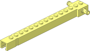 Crane Arm Outside Wide with Fixed Pins