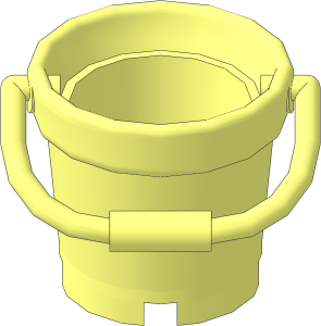 Bucket  2 x  2 with Hanging Handle