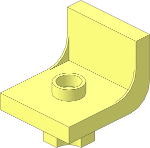 Duplo Furniture Chair  2 x  2 x  2 with One Middle Stud