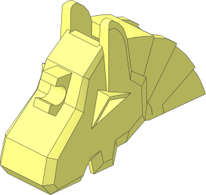 Animal Horse Head Armour with Plates
