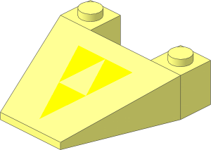 Wedge  4 x  4 with Blacktron I Logo Pattern
