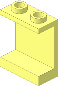 Panel  1 x  2 x  2 with Hollow Studs