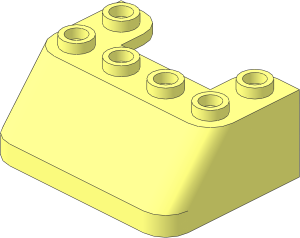 Windscreen  3 x  4 x  1.333 with 6 Studs on Top