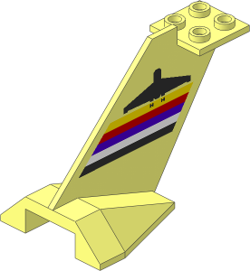 Tail Plane with Airport Classic Pattern