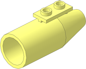Plane Jet Engine with Plate  1 x  2