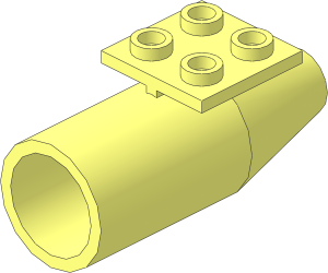 Plane Jet Engine with Plate  2 x  2