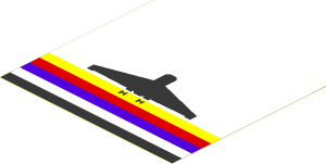 Sticker  3.5 x  3.9 with Town Airport Logo