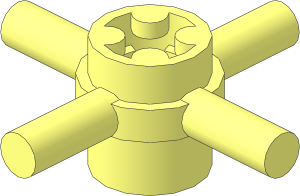 Bar  1L Quadruple with Axlehole Hub