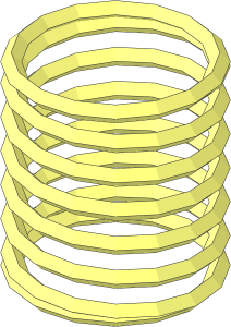 ~Spring for Technic Shock Absorber 11L/9L (Compressed)