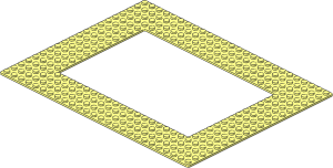 Baseplate 20 x 26 with 12 x 18 Hole