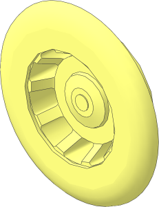 Wheel Rim 11 x 18 Side with Tyre Widener