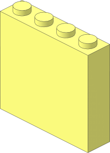 Brick  1 x  4 x  3