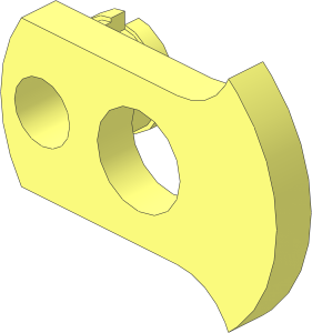 Train Steam Drive Rod Holder