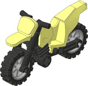 Bike  2 Wheel Motorcycle with Dirt Bike Fairing (Complete)