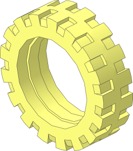 Tyre  6/ 58 x 14 Offset Tread