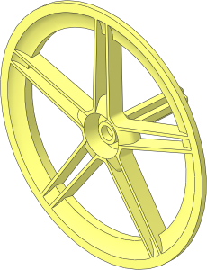 Wheel Cover  5 Spoke for Wheel 34 x 56