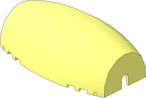 Windscreen  6 x 10 x  3 Ovoid
